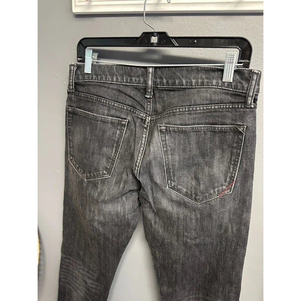 Banana‎ Republic Mens 31 x 32 Skinny Fit Jeans Black Gray Dark Wash Cotton Denim